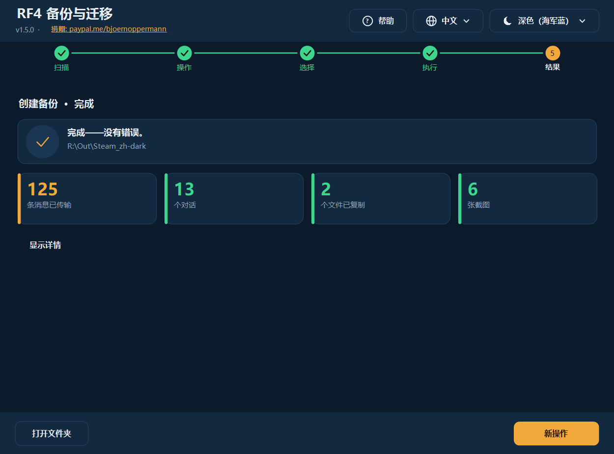 结果